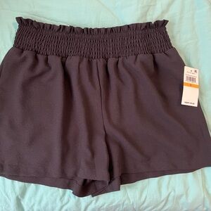 1. State black shorts